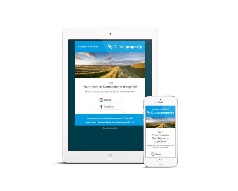 Dorset Property email template design