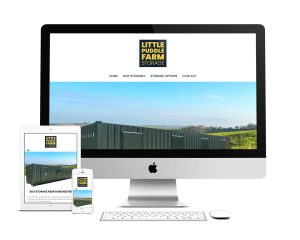 Little Puddle Farm Storage website design