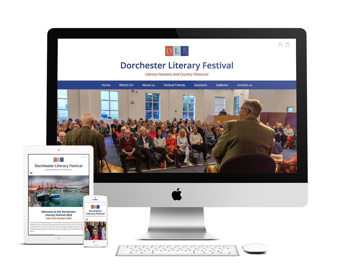 Dorchester Literary Festival website design