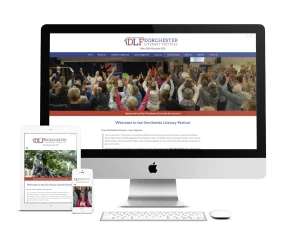 Dorchester Literary Festival website design